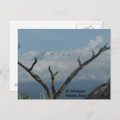 キリマンジャロ山ケニア ポストカード (正面/裏面)