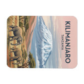 キリマンジャロ山, モシ, キリマンジャロ マグネット (横)