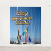 キリマンジャロ登山 タペストリー (正面)