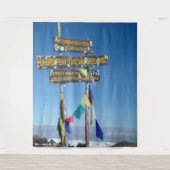 キリマンジャロ登山 タペストリー (正面)