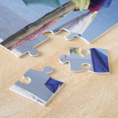 キリマンジャロ・ケニア首脳会議の看板 ジグソーパズル (側面)