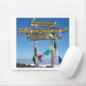 キリマンジャロ・ケニア首脳会議の看板 マウスパッド (マウス)