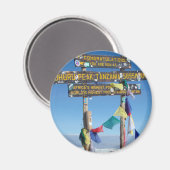 キリマンジャロ・ケニア首脳会議の看板 マグネット (正面/裏面)