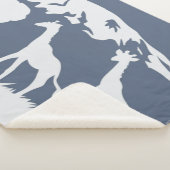 キリマンジャロ（青） シェルパブランケット (3/4)