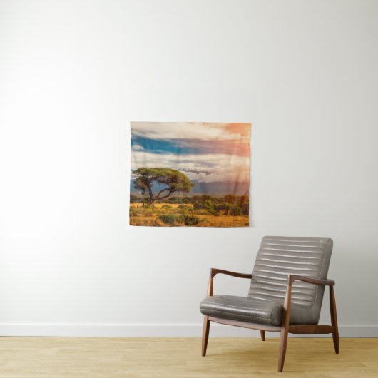 キリマンジャロ| Amboseli、ケニヤ タペストリー (インサイチュ(横))