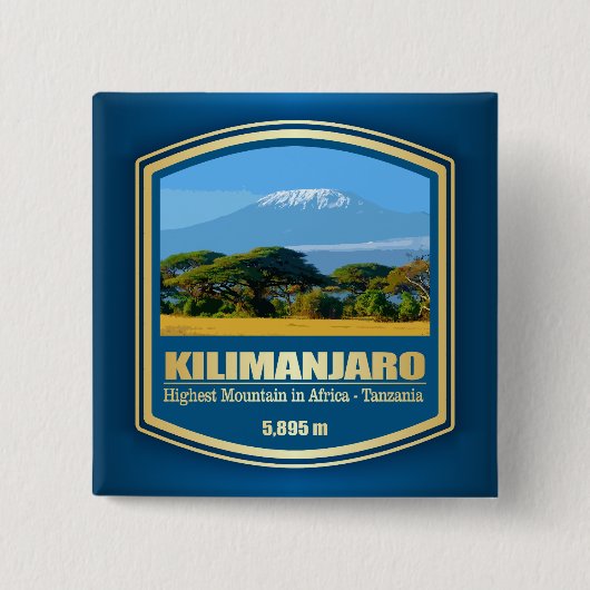 キリマンジャロ(PF) 缶バッジ (正面)