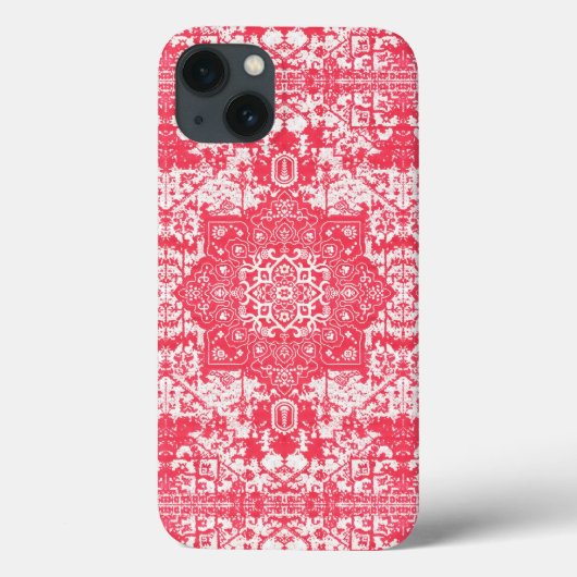 キリムの夢に咲くピンクの花びら Case-Mate iPhoneケース (裏面)