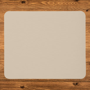 キリムベージュ無地のカラー マウスパッド