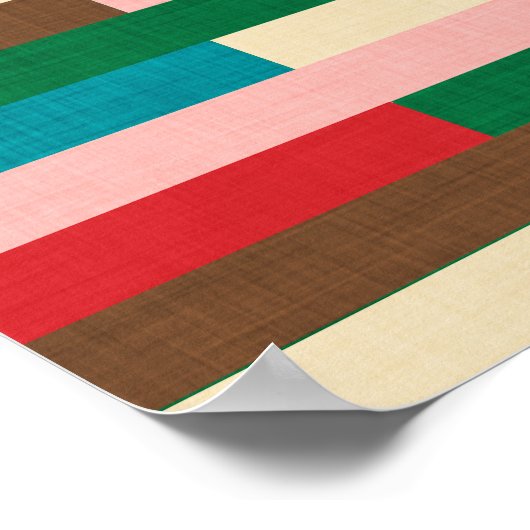 キリム模様 ポスター (角)