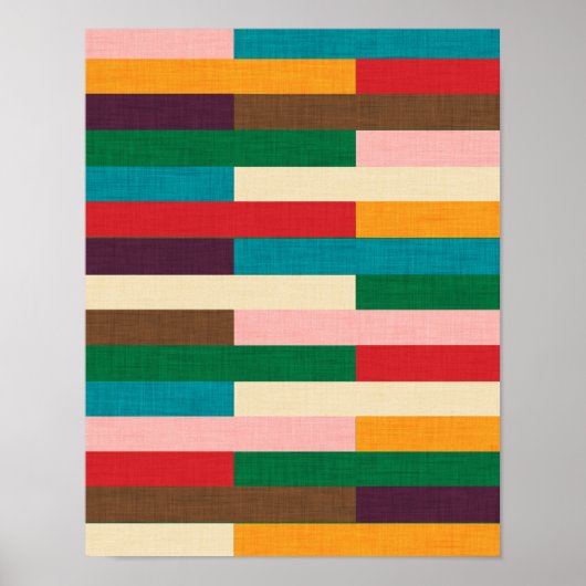 キリム模様 ポスター (正面)