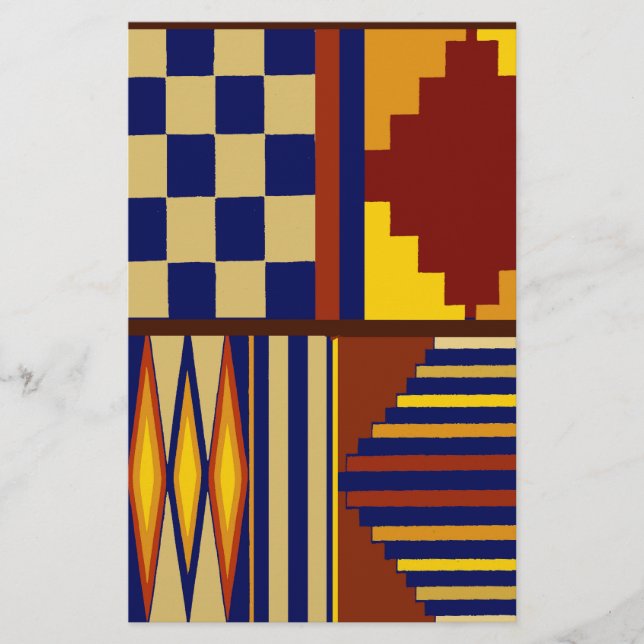 キリム祈りの言葉ラグデザイン (正面)