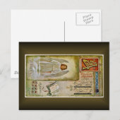 キリルロシアの文字カード～エリザベートボーム ポストカード (正面/裏面)