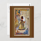 キリルロシアの文字カード～エリザベートボーム ポストカード (正面/裏面)