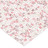 キリルロシアの文字 テーブルクロス (アングル)