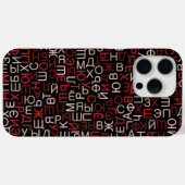 キリル文字 Case-Mate iPhoneケース (裏面 (横))