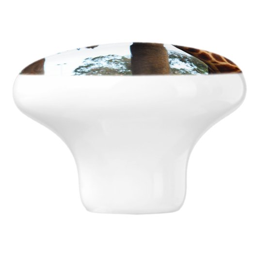 キリンおもしろいは舌を出した。 セラミックノブ (側面)