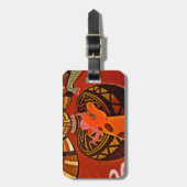 キリンおもしろいアエレガントスタイル ラゲッジタグ (正面縦)