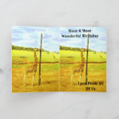 キリンおもしろいウォーター色、誕生日カード、 シーズンカード (内部)