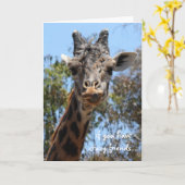 キリンおもしろいカード友達は全てだ! カード (黄色い花)