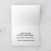 キリンおもしろいカード、あなたの誕生日キスの準備?? カード (内部)