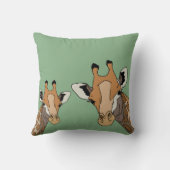 キリンおもしろいグリーン クッション (裏面)