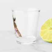 キリンおもしろいショットガラス応援-カスタム文字 ショットグラス (右)