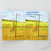 キリンおもしろいジャンボウォーター誕生日カード カード (内部)