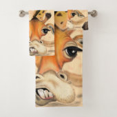 キリンおもしろいバスタオル バスタオルセット (インサイチュ)