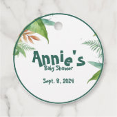 キリンおもしろい付き赤ちゃんシャワージャングル フェイバータグ (裏面)