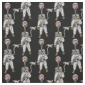 キリンおもしろい宇宙飛行士 ファブリック (見本)