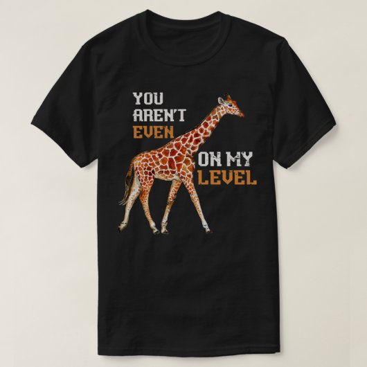 キリンおもしろい恋人ギフトキリン1 Tシャツ (デザイン正面)