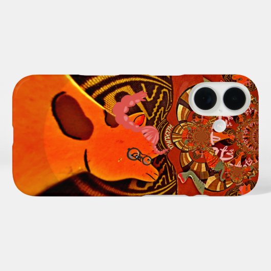 キリンおもしろ画像デザイン Case-Mate iPhoneケース (裏面 (横))