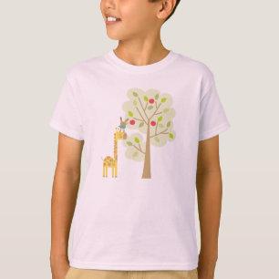 キリンおよびバニー Tシャツ