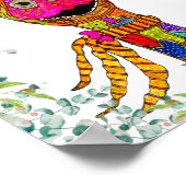 キリンお洒落のカラフルポスター ポスター (角)