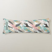 キリンお洒落水玉模様パターンパステル ボディピロー (正面)