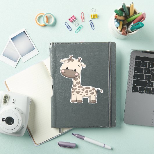 キリンかわいいかわいい漫画 シール (iPadカバー)