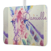 キリンかわいい愛あなた名前カーエアフレッシュナー カーエアーフレッシュナー (左)