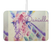 キリンかわいい愛あなた名前カーエアフレッシュナー カーエアーフレッシュナー (正面)