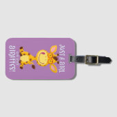 キリンが好きな女の子だけ！ ラゲッジタグ (正面横)