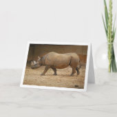 キリンが歩く カード (正面)