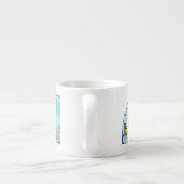 キリンが車を運転している。 エスプレッソカップ (裏面)