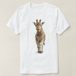 キリンが近づく Tシャツ