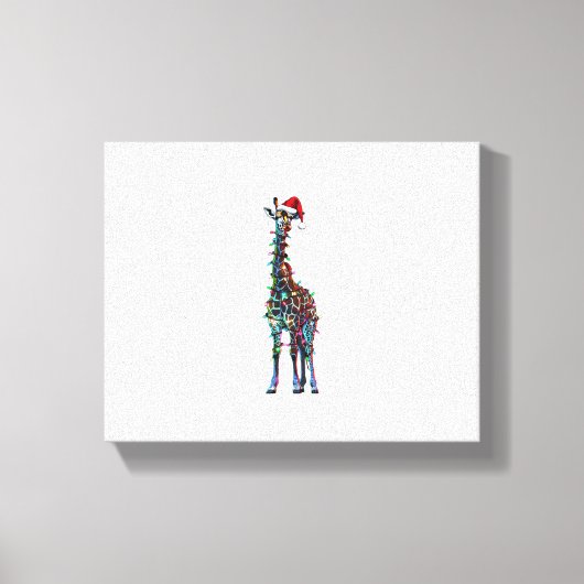 キリンさんのクリスマス _1 キャンバスプリント (正面)