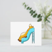 キリンすべり台 ポストカード (スタンド正面)