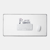 キリンってカワイイでしょ デスクマット (キーボード&マウス)