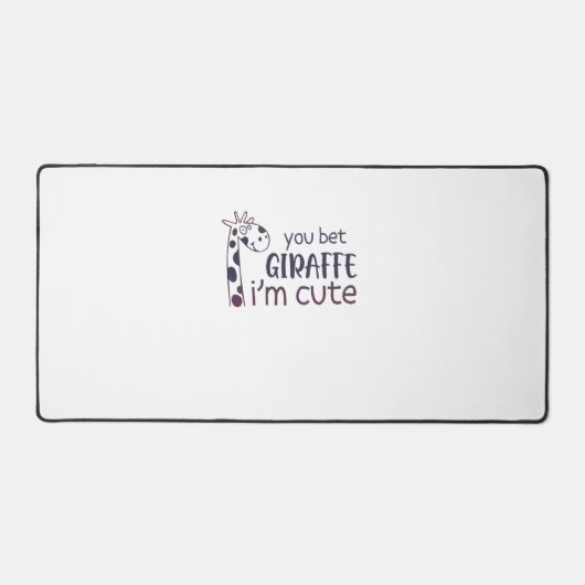 キリンってカワイイでしょ デスクマット (正面)