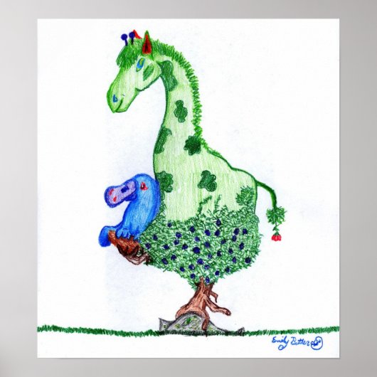 キリンとカモノハシ ポスター (正面)