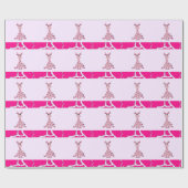 キリンとキリンのプリント ラッピングペーパー (フラット)