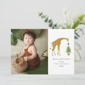 キリンとクリスマスツリーの星 シーズンカード (スタンド正面)