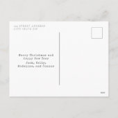 キリンとクリスマスツリー シーズンポストカード (裏面)